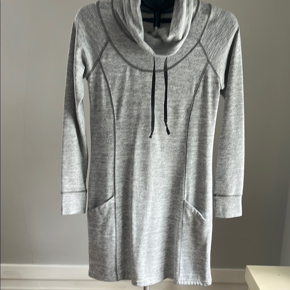 Kuhl Gray Women's Cowl Neck dress.